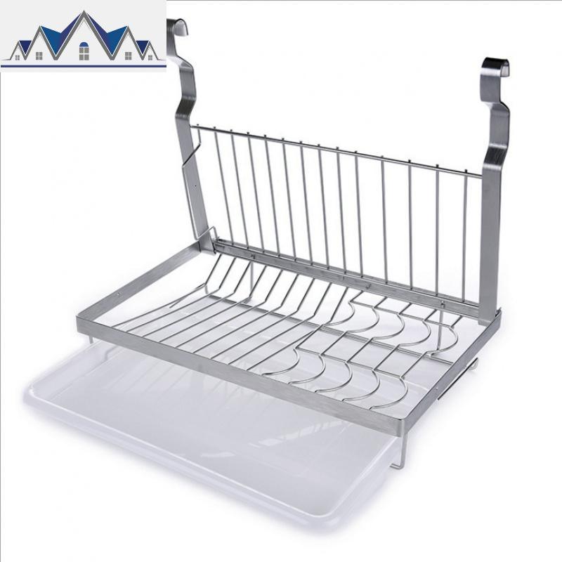 放碗架沥水架厨房免打孔壁挂折叠式置...