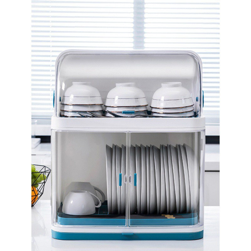 厨房碗架碗筷收纳盒装碗箱塑料碗柜家...