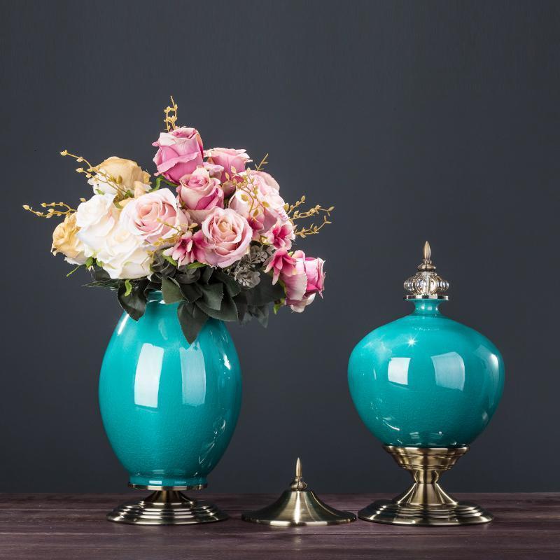 美帮汇现代简约落地客厅创意插花摆件...