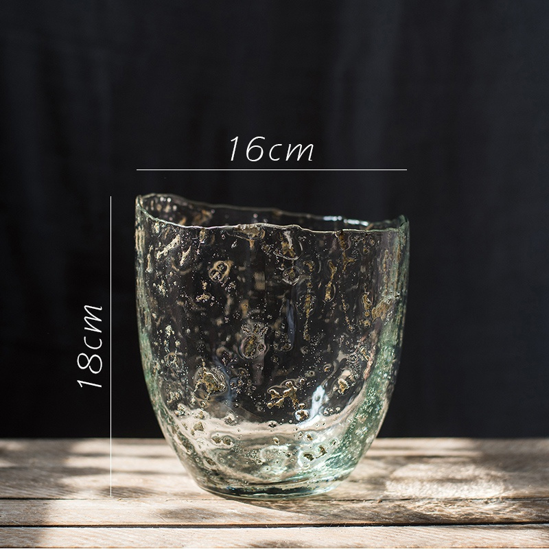 美帮汇夹沙冰晶瓶手工艺玻璃瓶子花瓶...