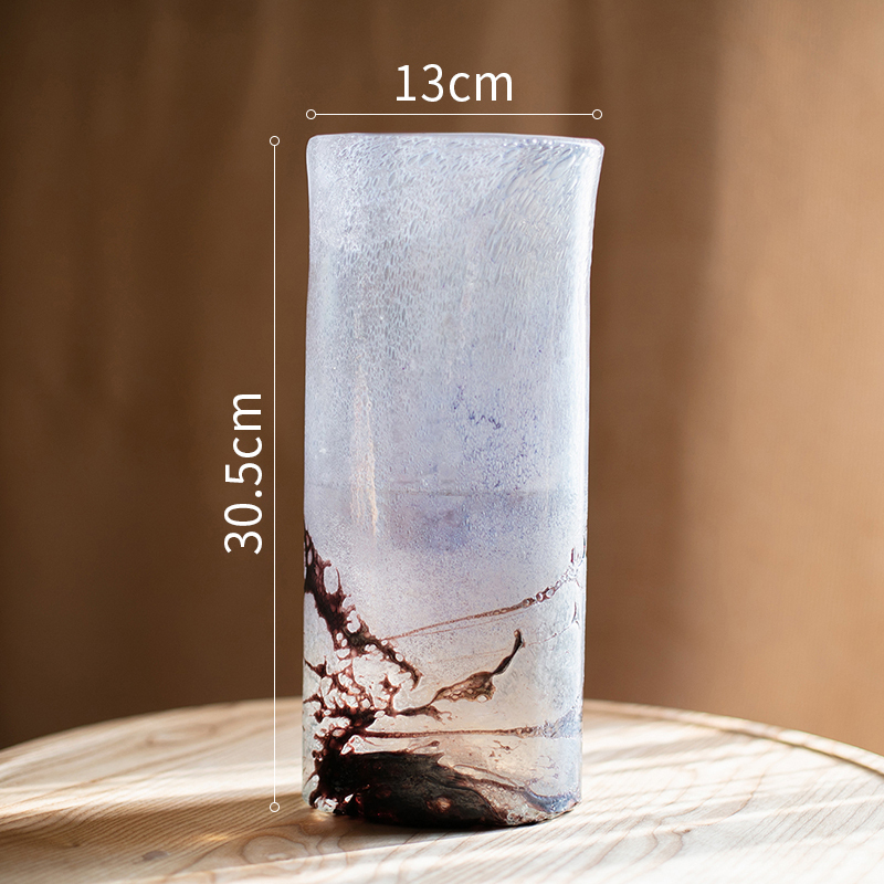 美帮汇熔岩幻彩玻璃器皿花瓶子手工艺...